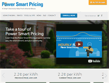 Tablet Screenshot of powersmartpricing.org